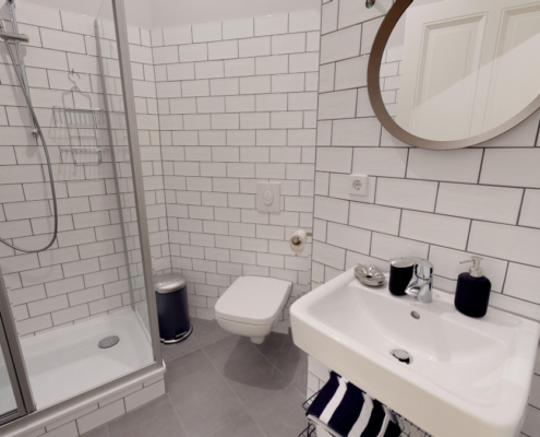 großzügig sanierter Altbau - saniertes Badezimmer - C2 GmbH Altbausanierung