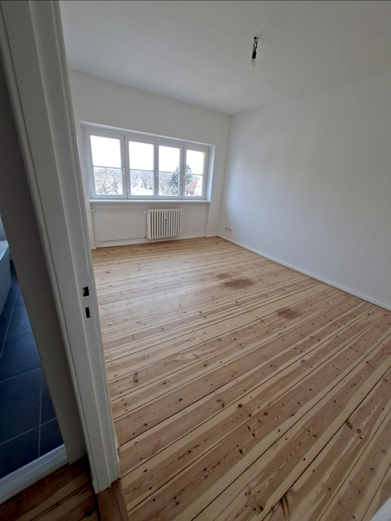 Sanierung eines Wohnraums - Bild Zustand nachher - C2GmbH Sanierung aus einer Hand